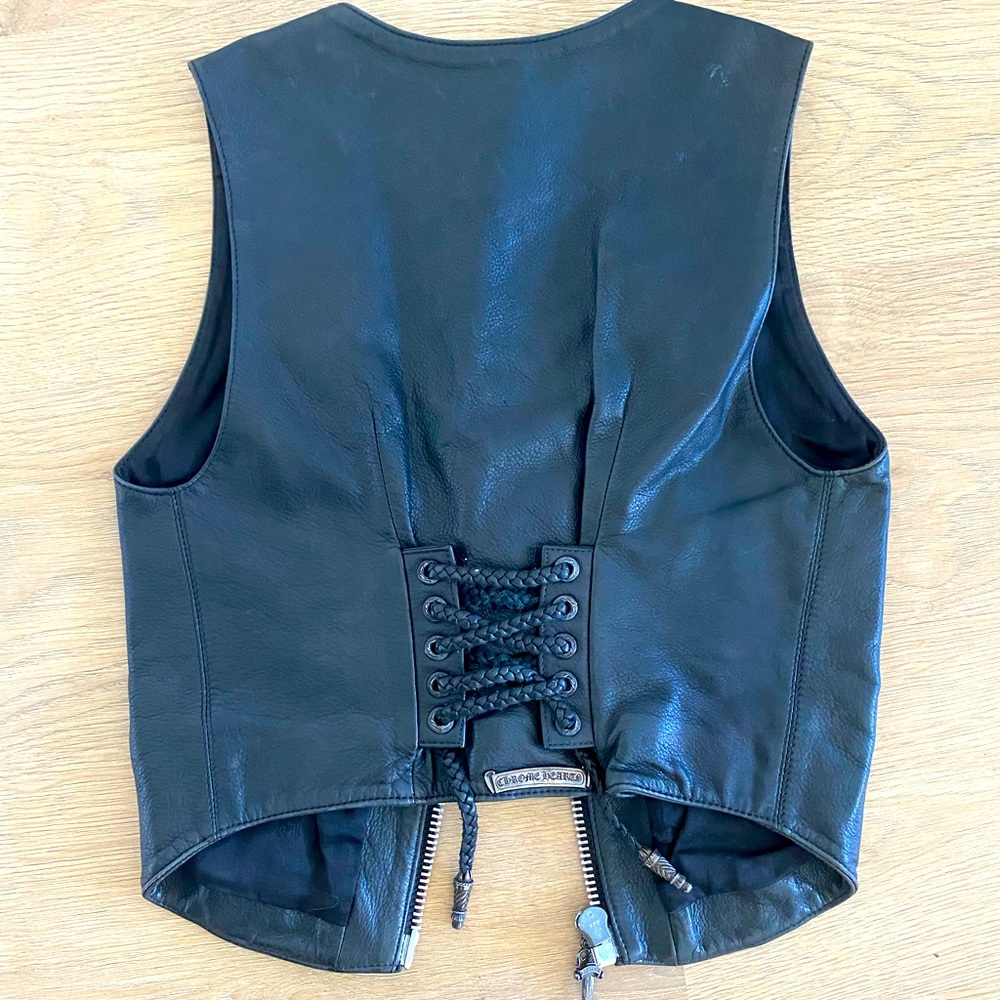 Chrome hearts leather vest